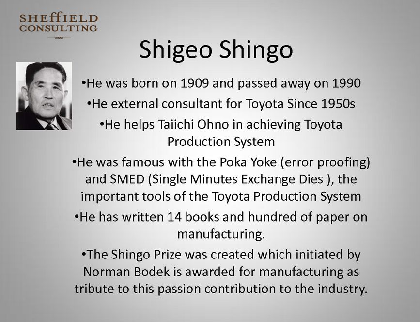 Shigeo Shingo