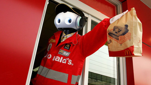 mcdonalds robot