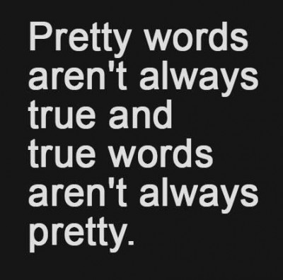 Pretty words
