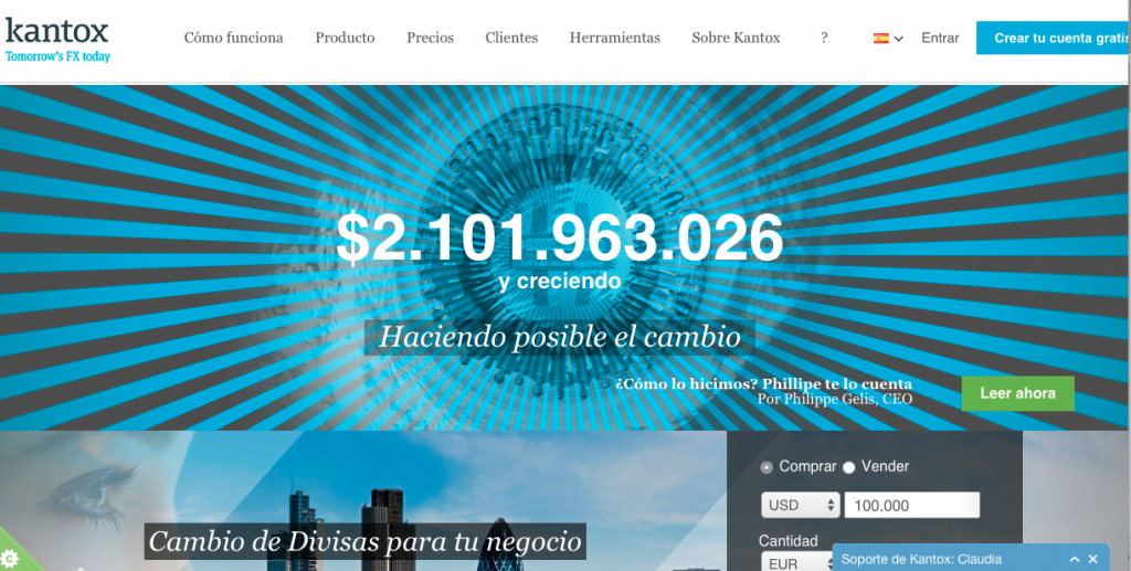 Web de Kantox_Sintetia