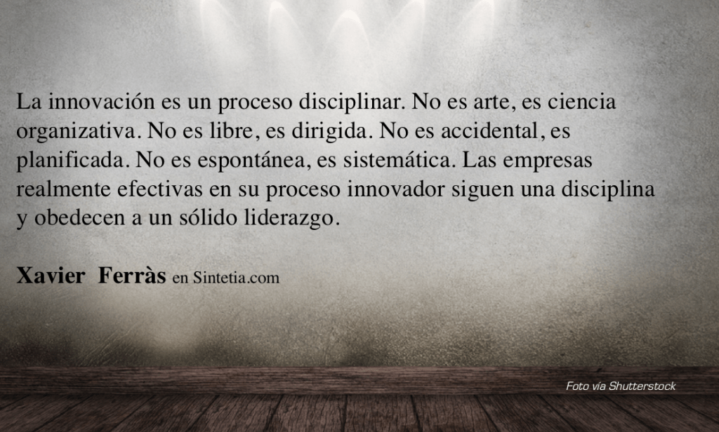 Idea 4 Innovacion como disciplina