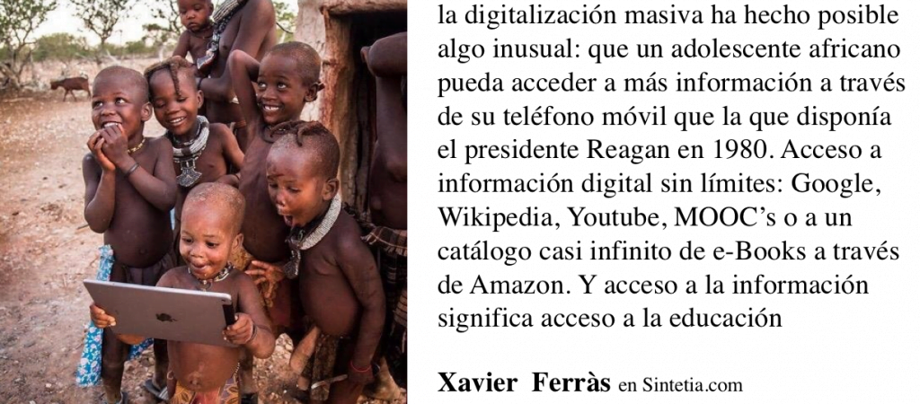 Digitalización, información y posibilidades de futuro