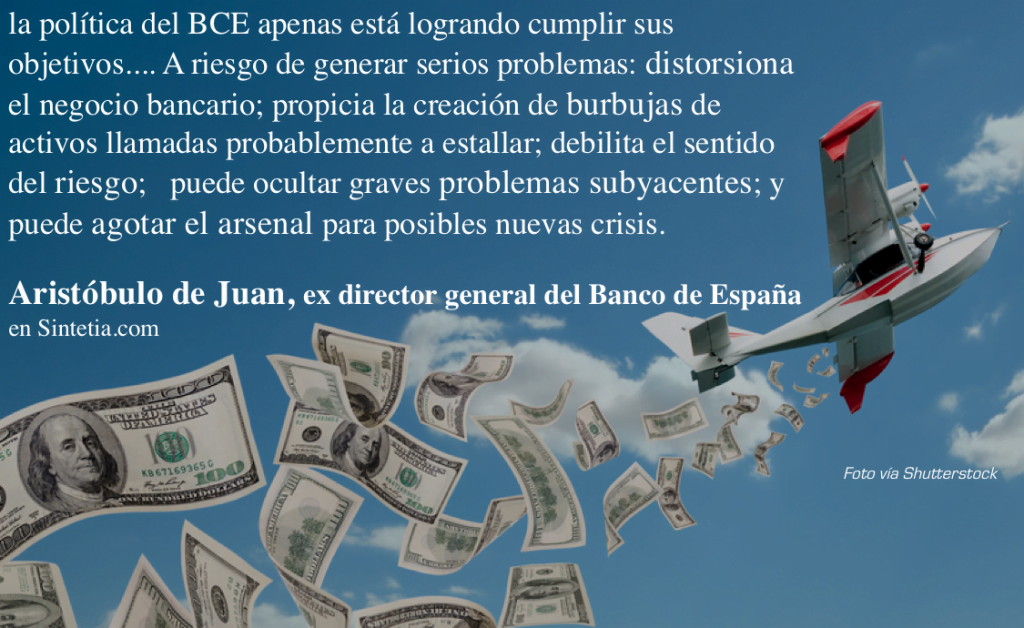 Helicóptero del BCE y sus consecuencias