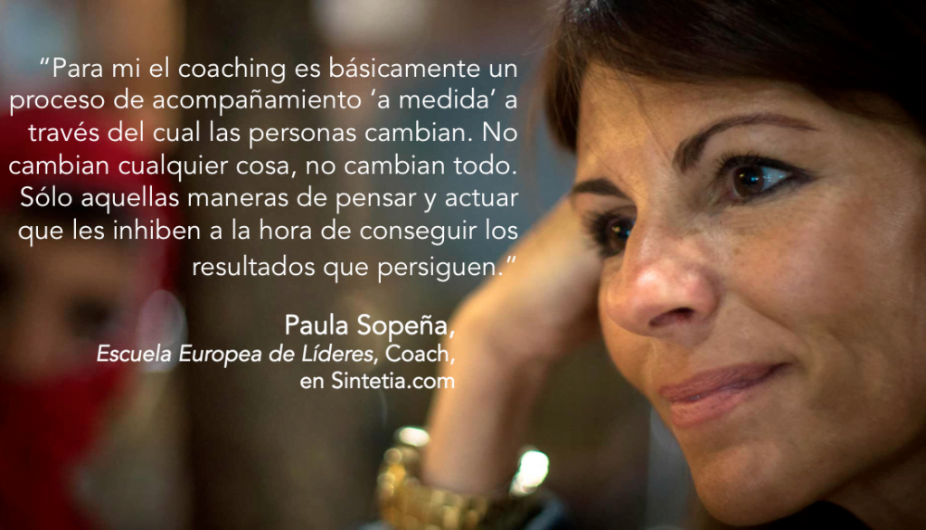 Paula Sopeña sobre Coaching